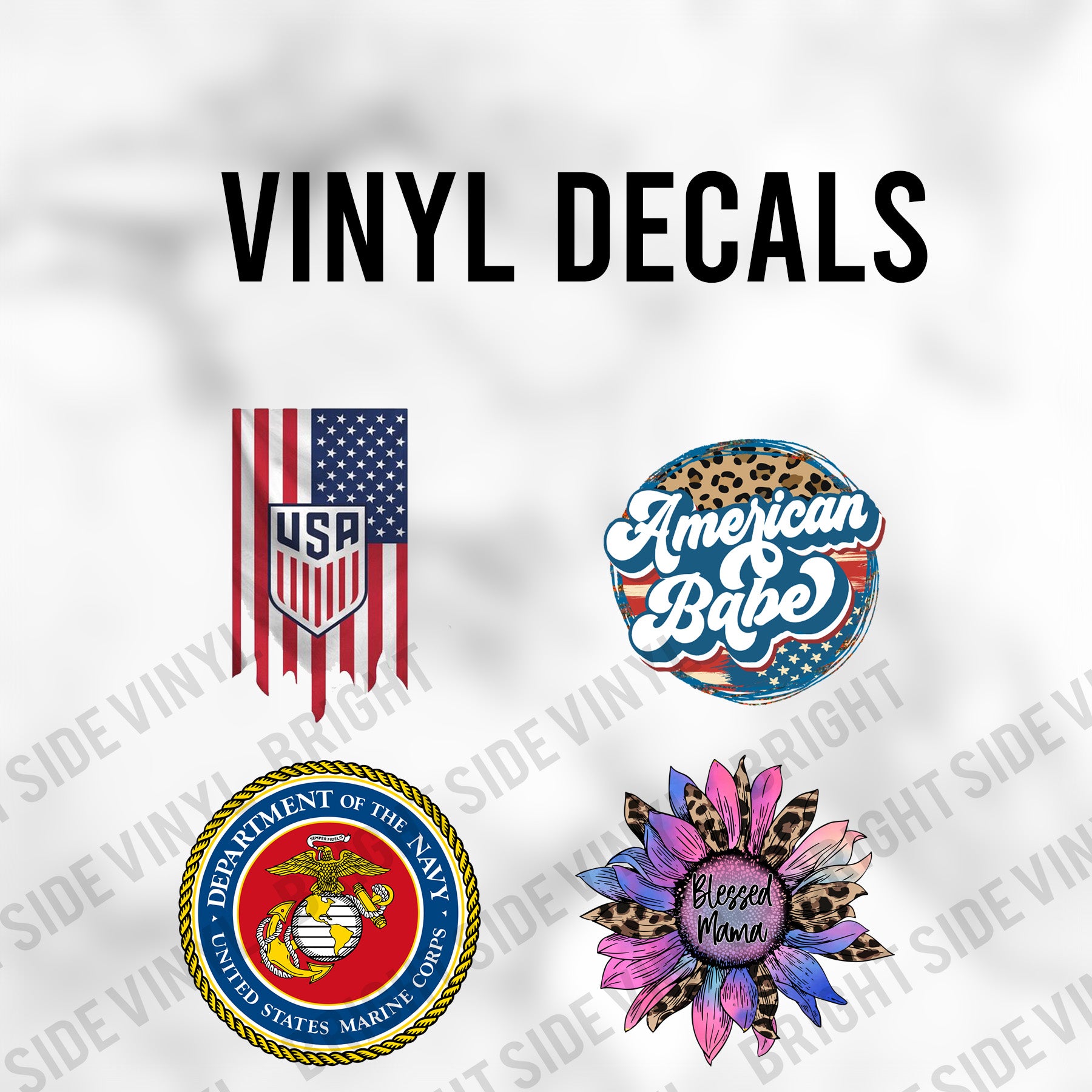 Vinyl Decals – Bright Side Vinyl