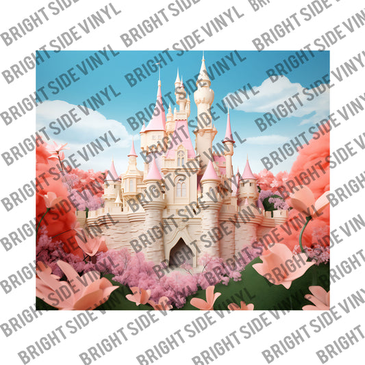 3D Castle #6 Tumbler Wrap