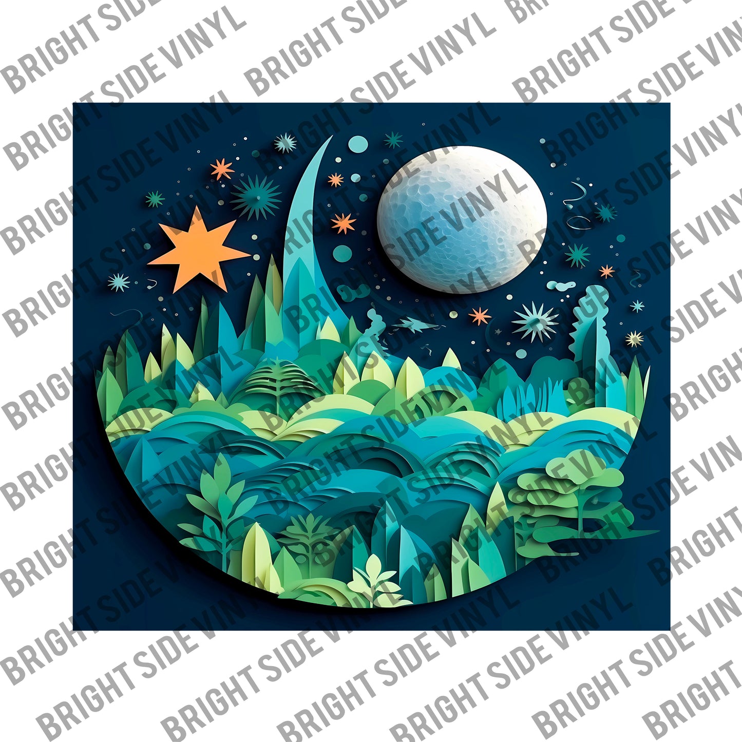 3D Space #1 Tumbler Wrap