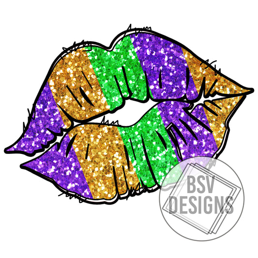 Mardi Gras Lips