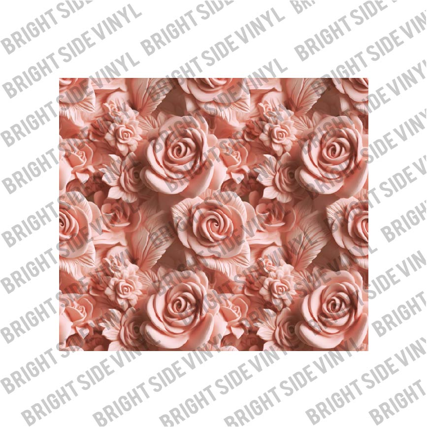 3D Flowers 4 Tumbler Wrap