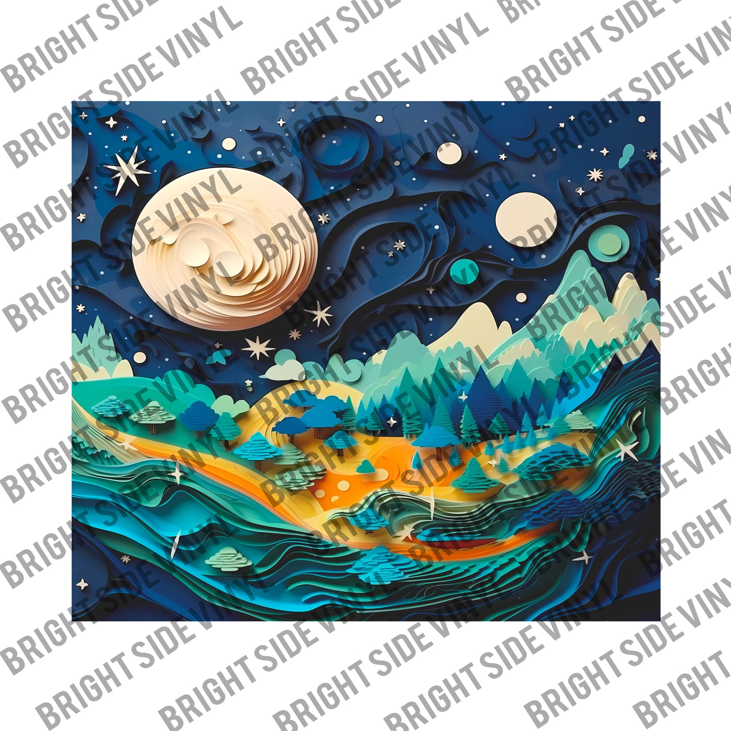 3D Space #4 Tumbler Wrap