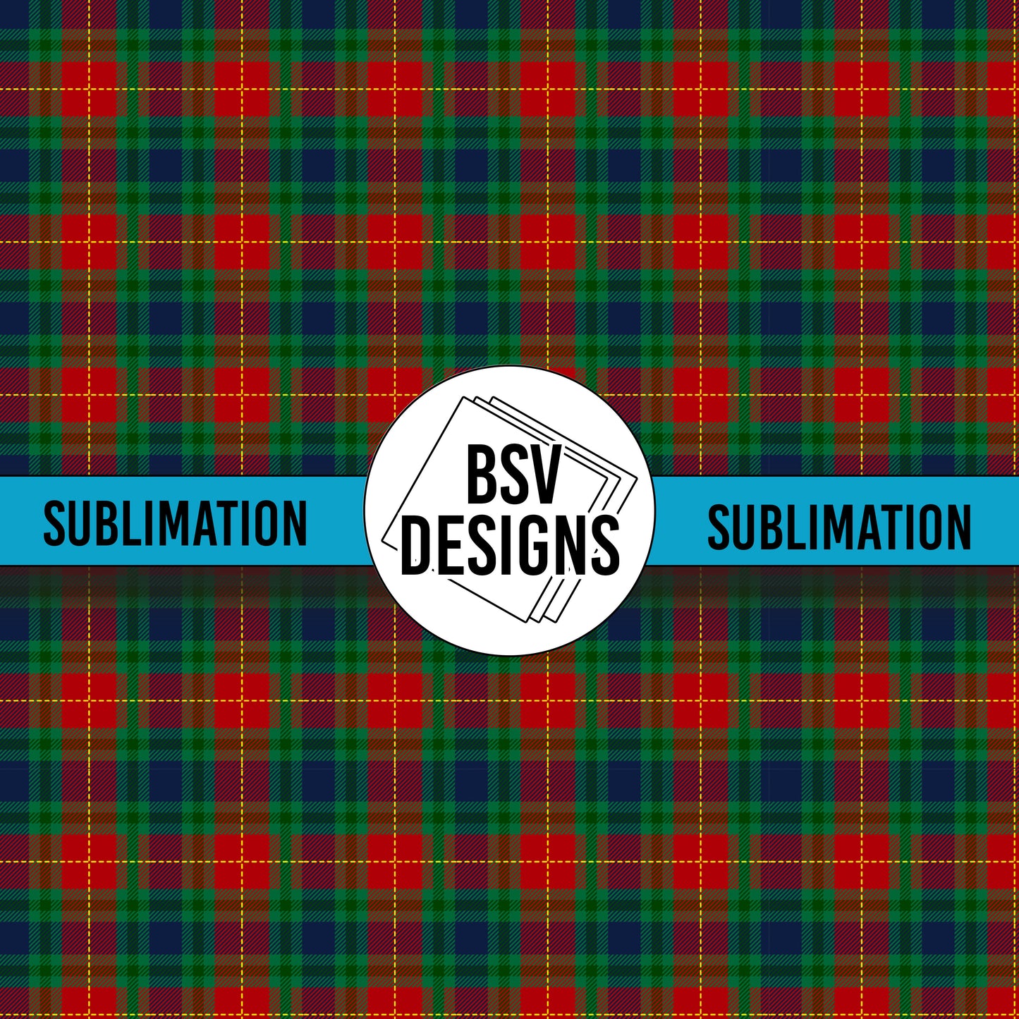 Xmas Plaid Sublimation Sheet