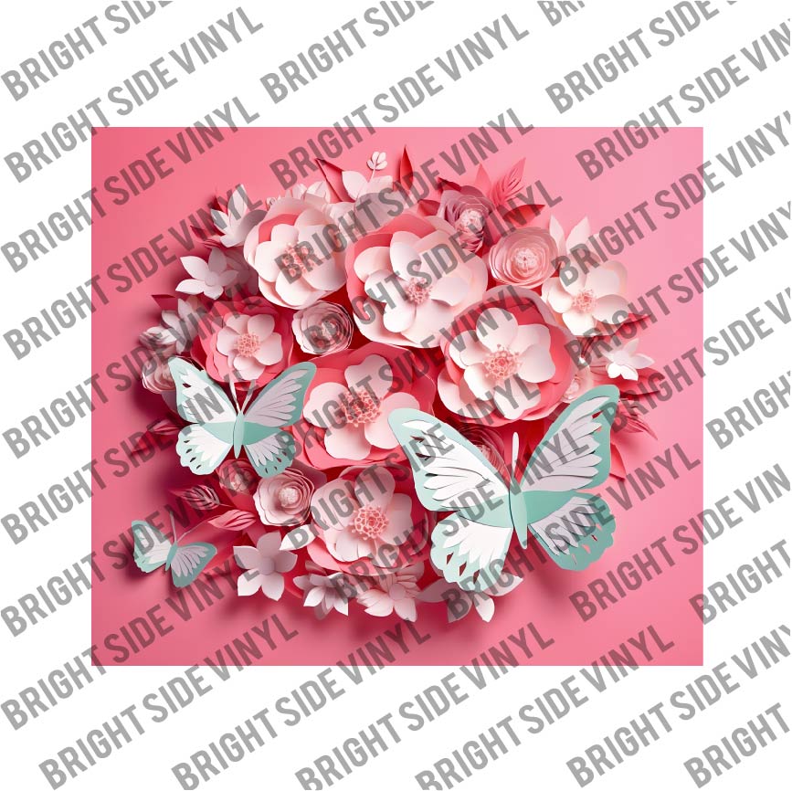 3D Butterfly Tumbler Wrap 8