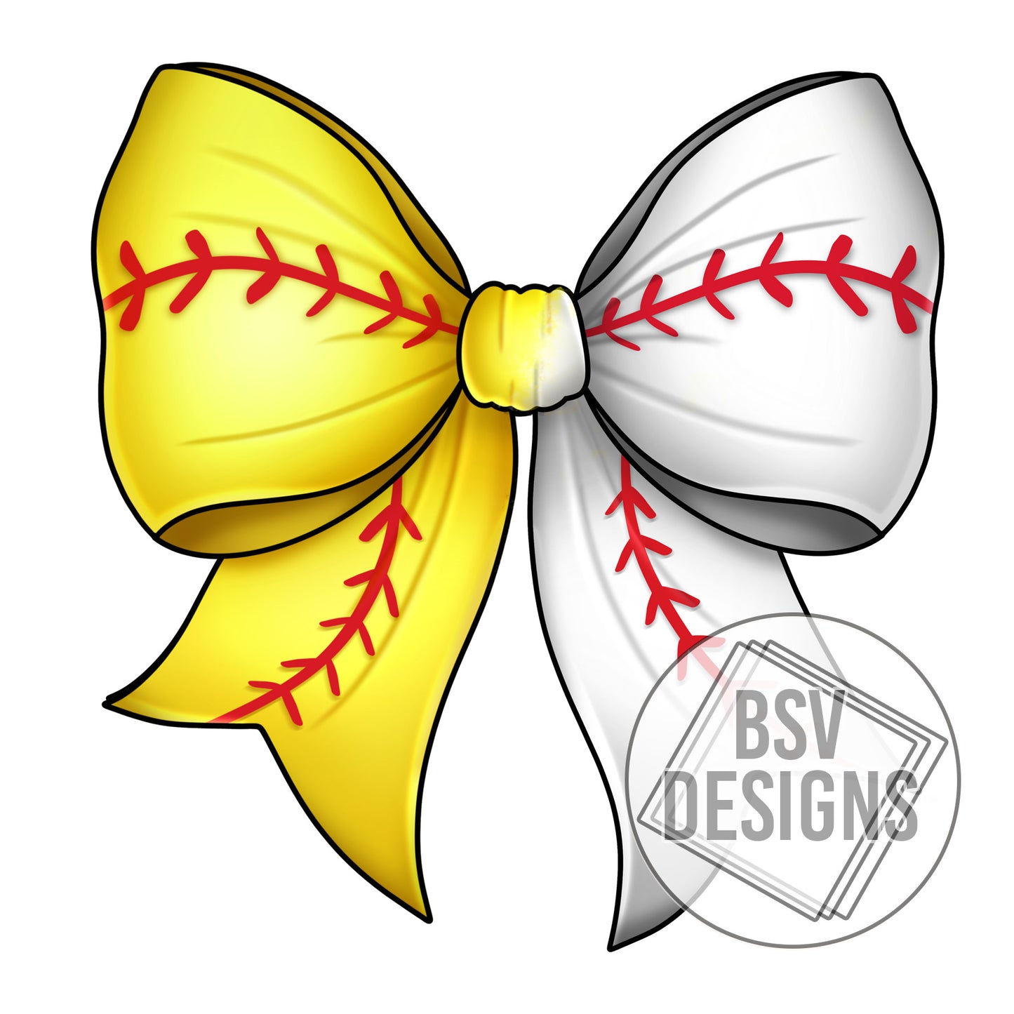 Softball Baseball Bow