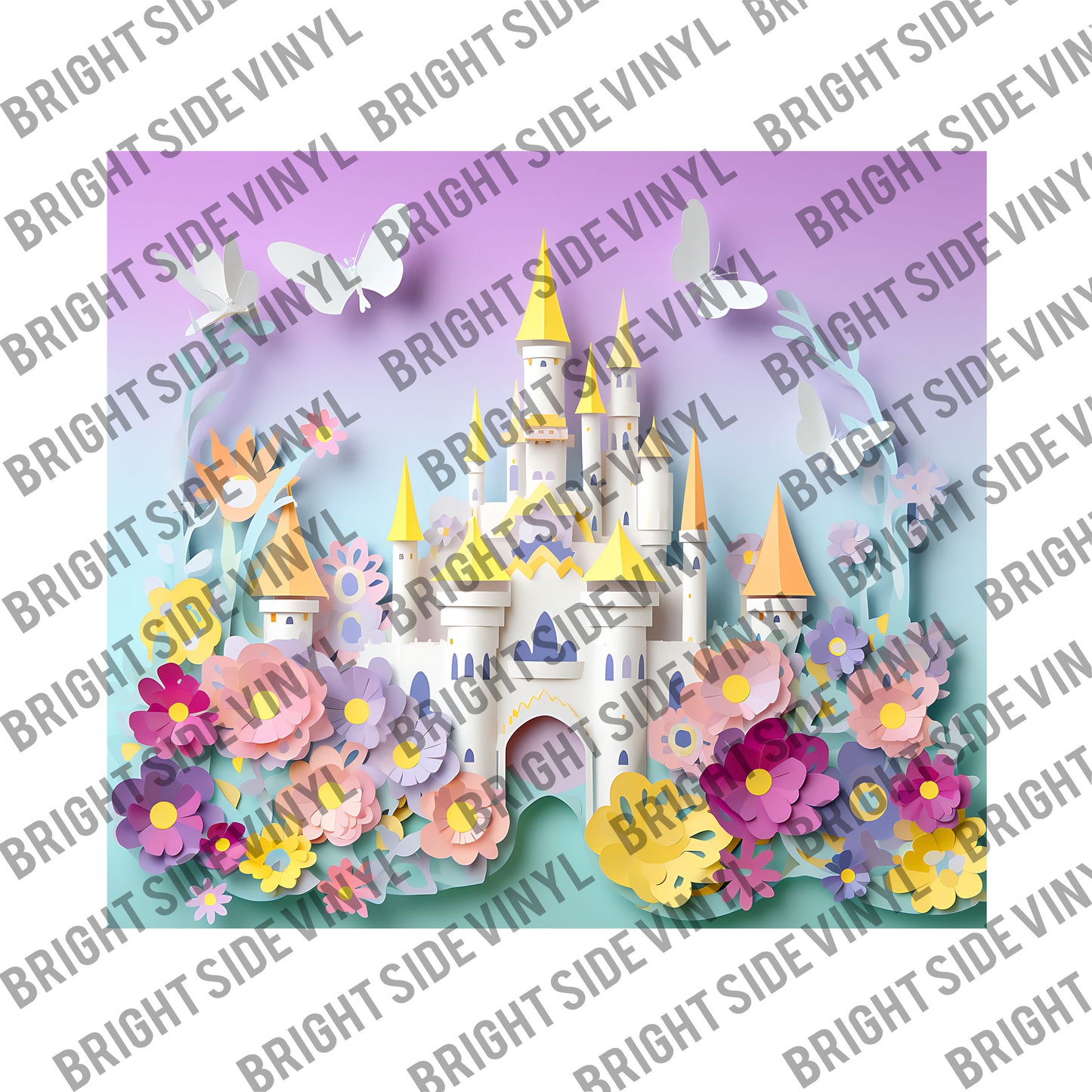 3D Castle #1 Tumbler Wrap
