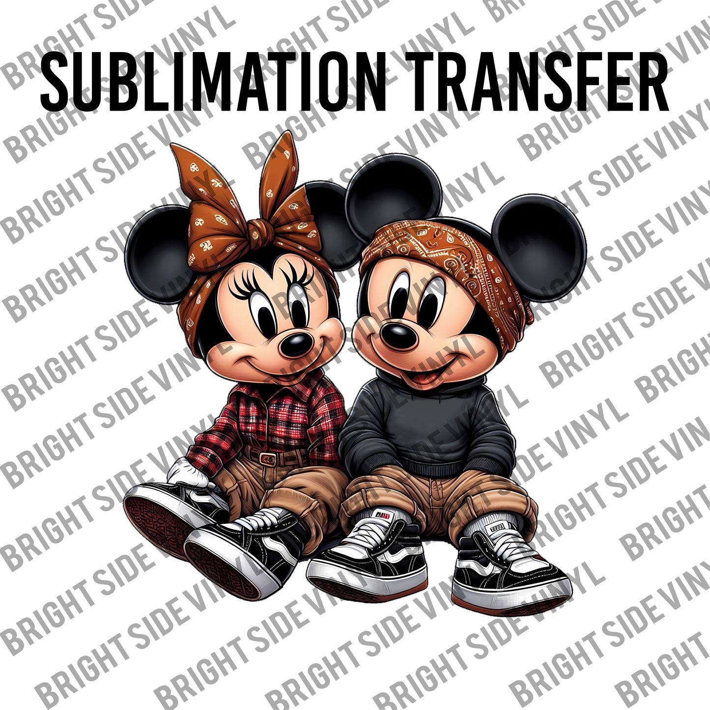 Valentine Mick and Mini (Sublimation Transfer)