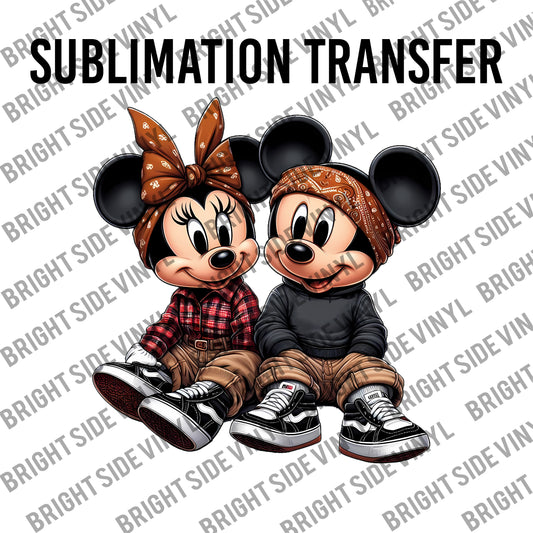 Valentine Mick and Mini (Sublimation Transfer)