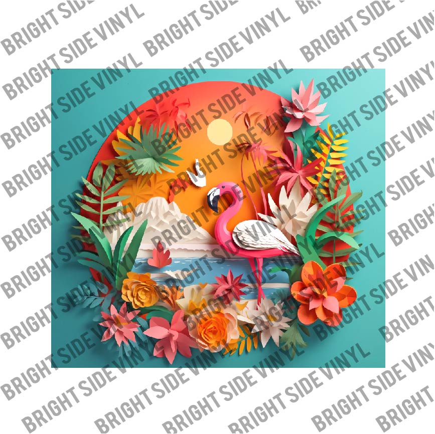 3D Summer Vibes Tumbler Wrap 9