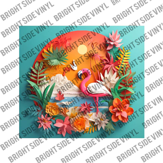 3D Summer Vibes Tumbler Wrap 9