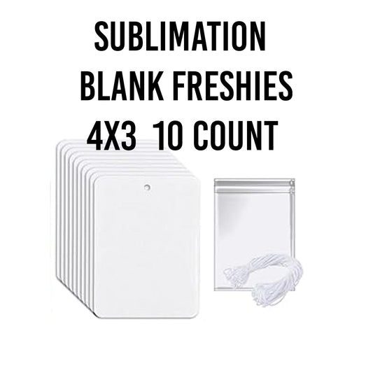 Double Sided Sublimation Felt Air Freshners