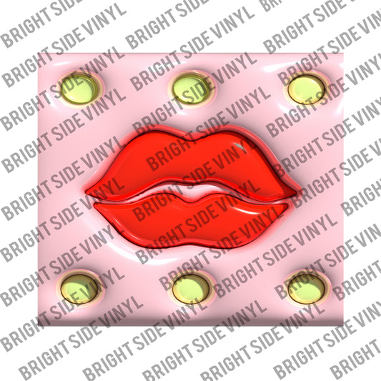 Puffy Lipstick Tumbler Wrap