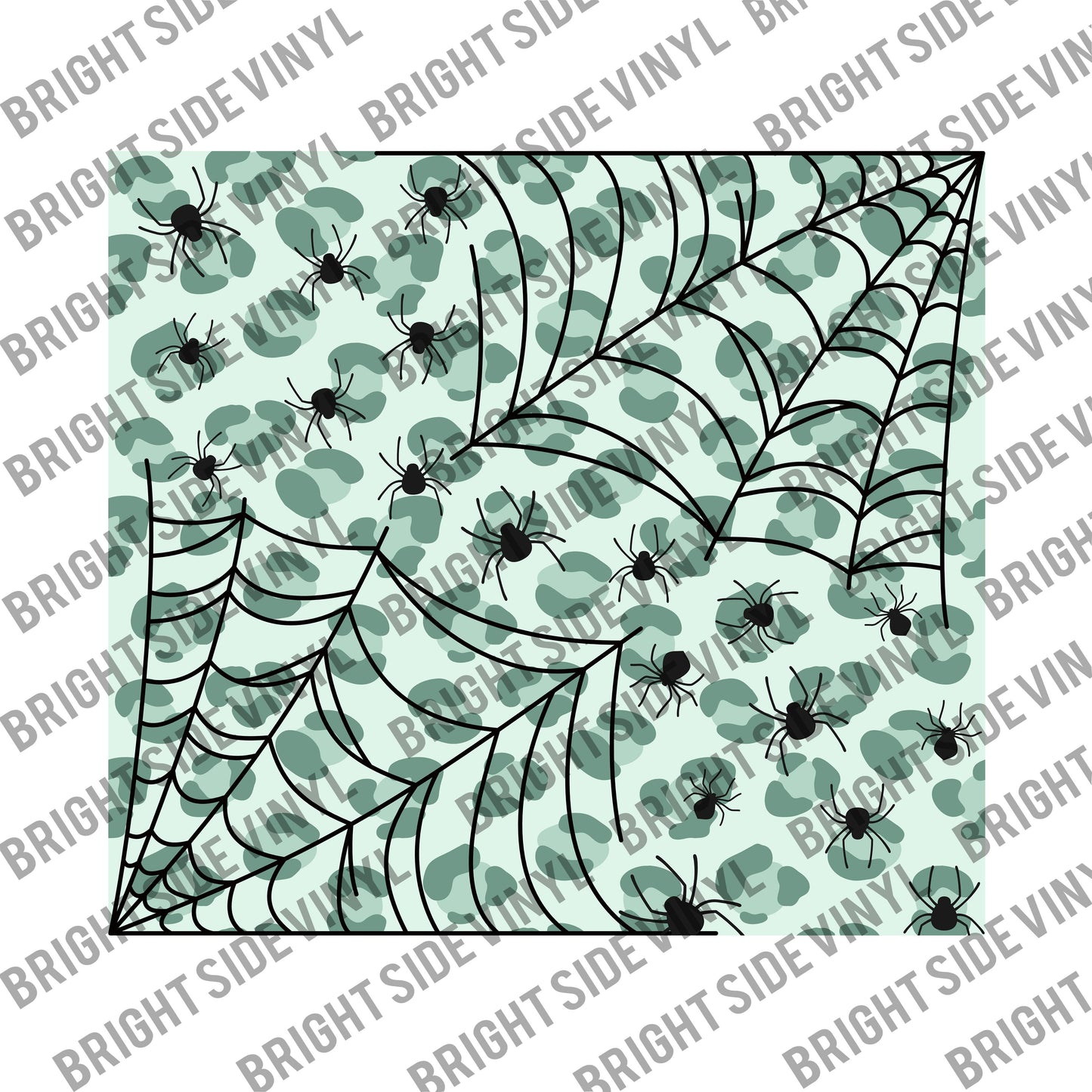 Leopard Spider Web Tumbler Wrap