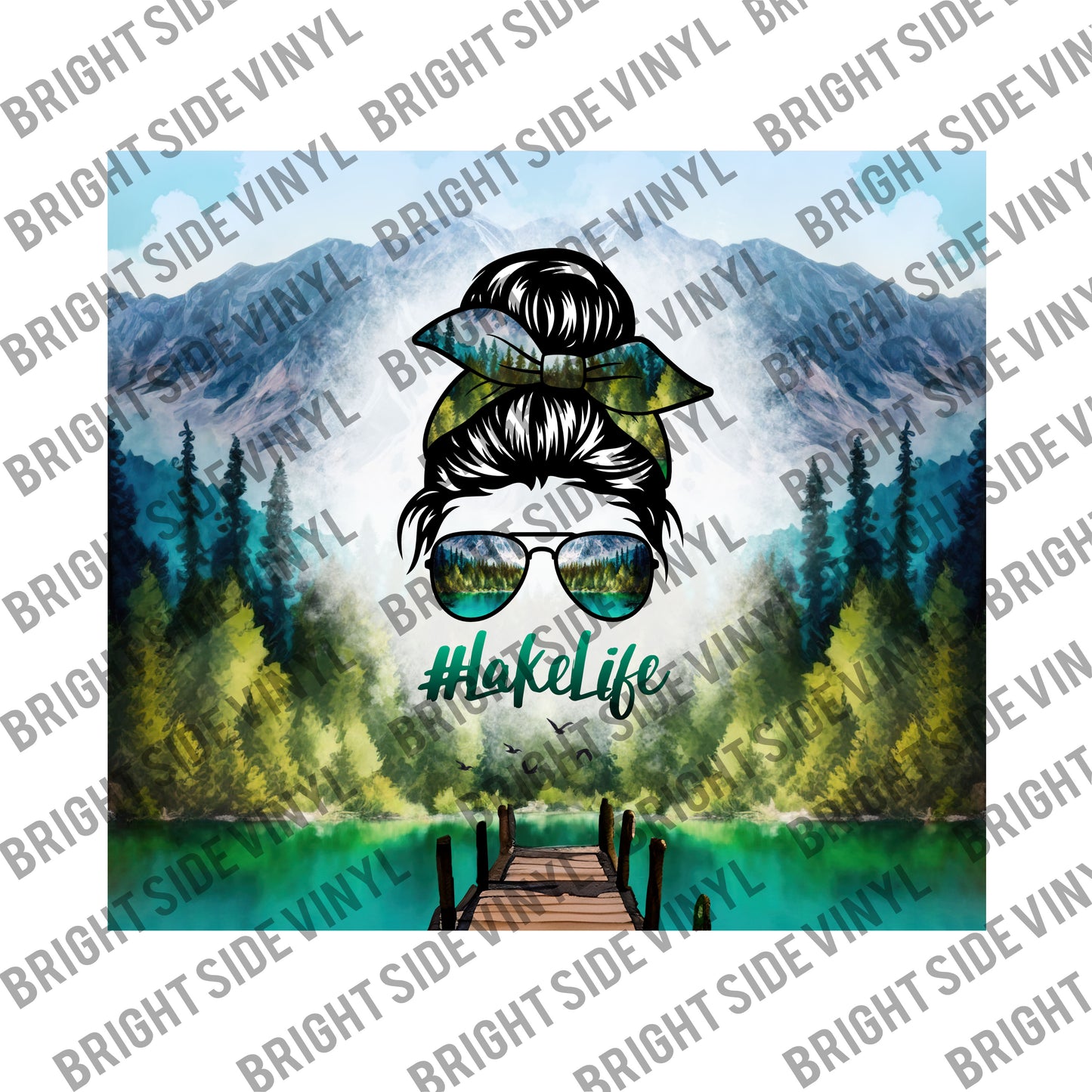 #LakeLife Tumbler Wrap