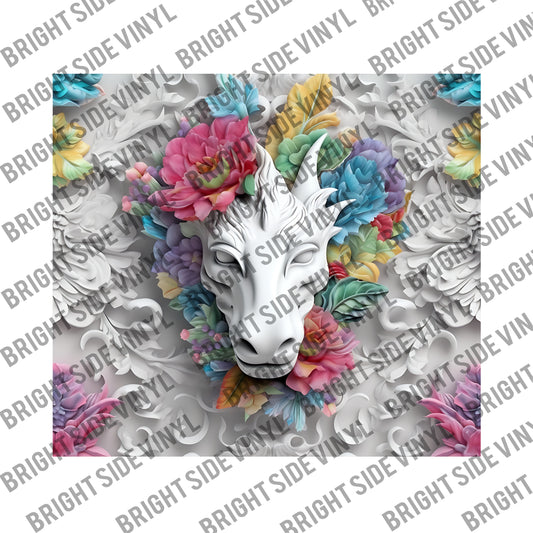 3D Dragon #6 Tumbler Wrap