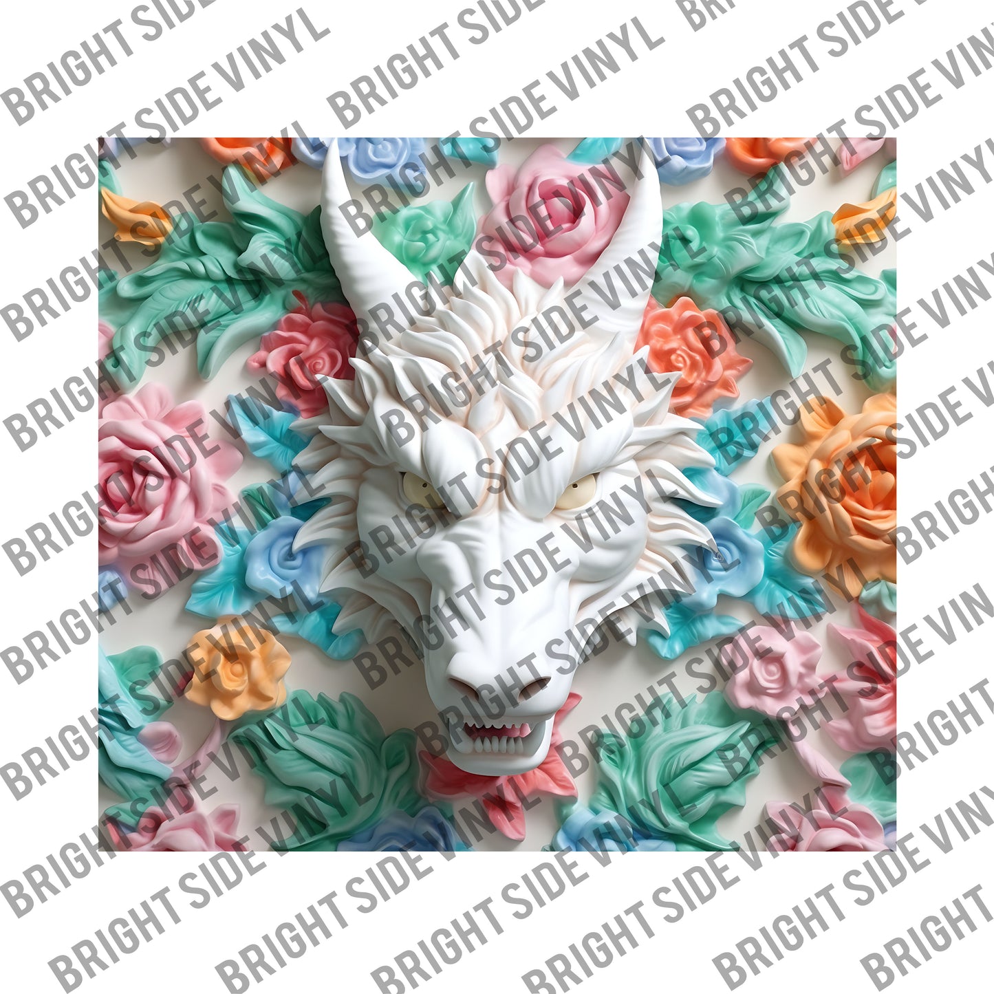 3D Dragon #3 Tumbler Wrap