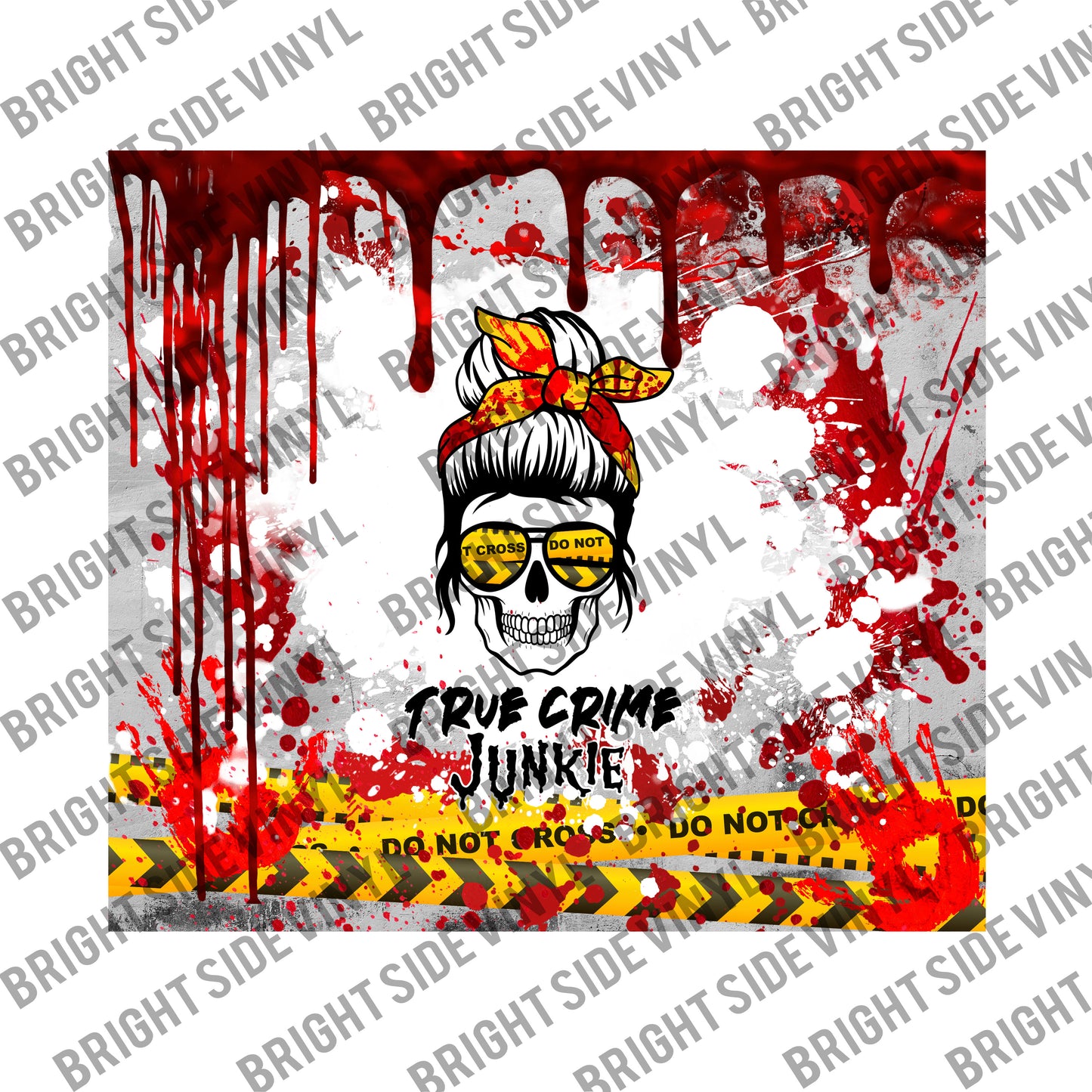 True Crime Junkie #2 Tumbler Wrap