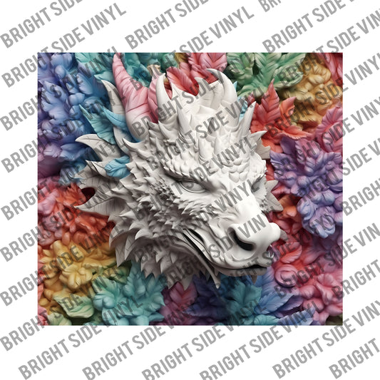 3D Dragon #9 Tumbler Wrap