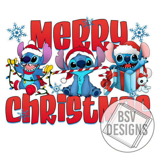 Stitch Merry Christmas