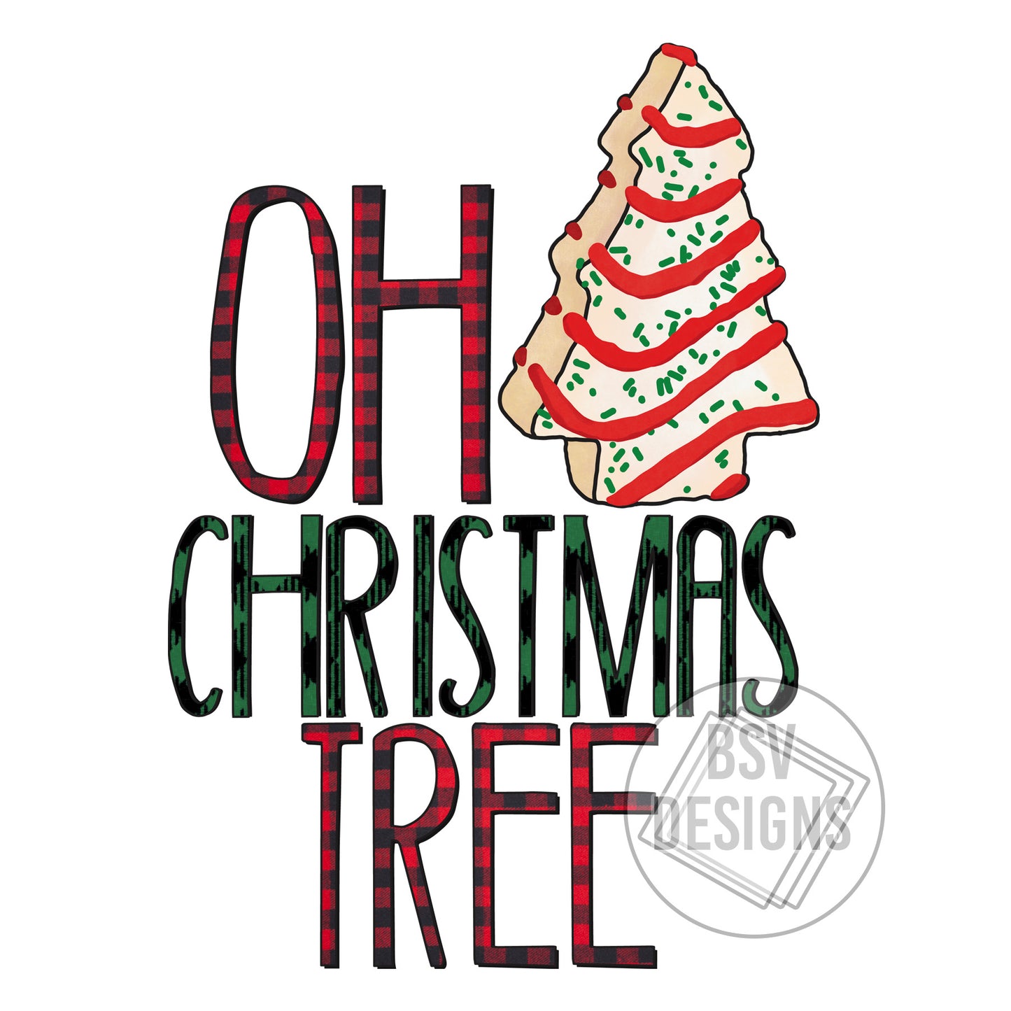 Oh Christmas Tree Cake