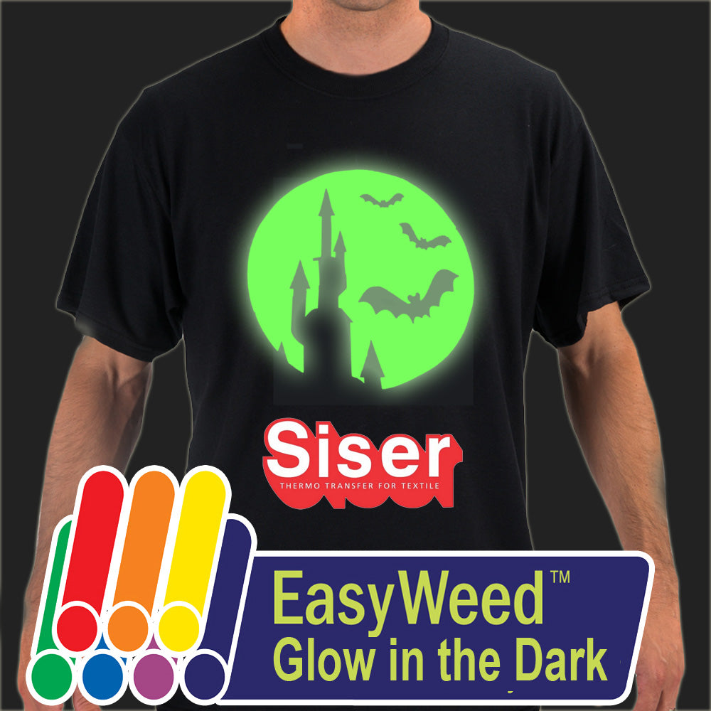 Siser Glow in the dark Heat Transfer Vinyl 12x15