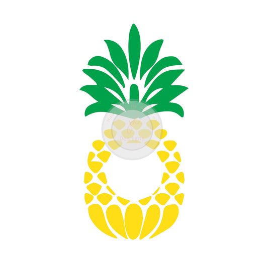 Pineapple Monogram SVG, Pineapple SVG
