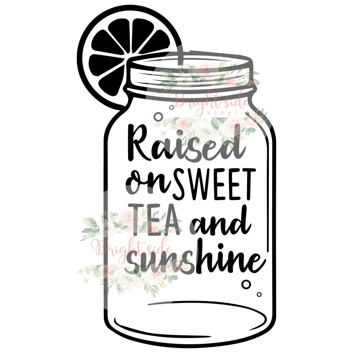 Sweet Tea Mason Jar SVG, Southern SVG