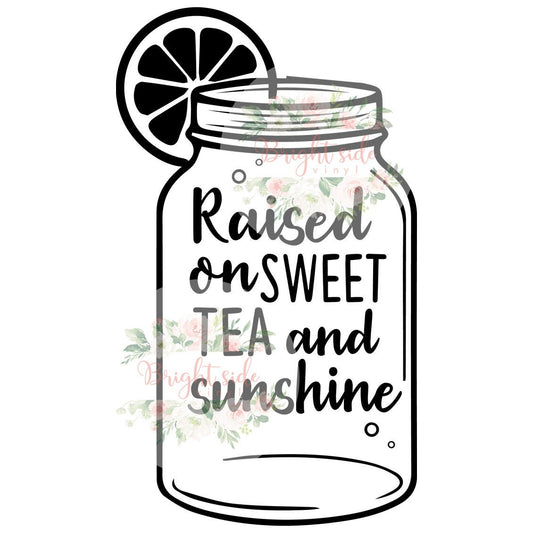 Sweet Tea Mason Jar SVG, Southern SVG