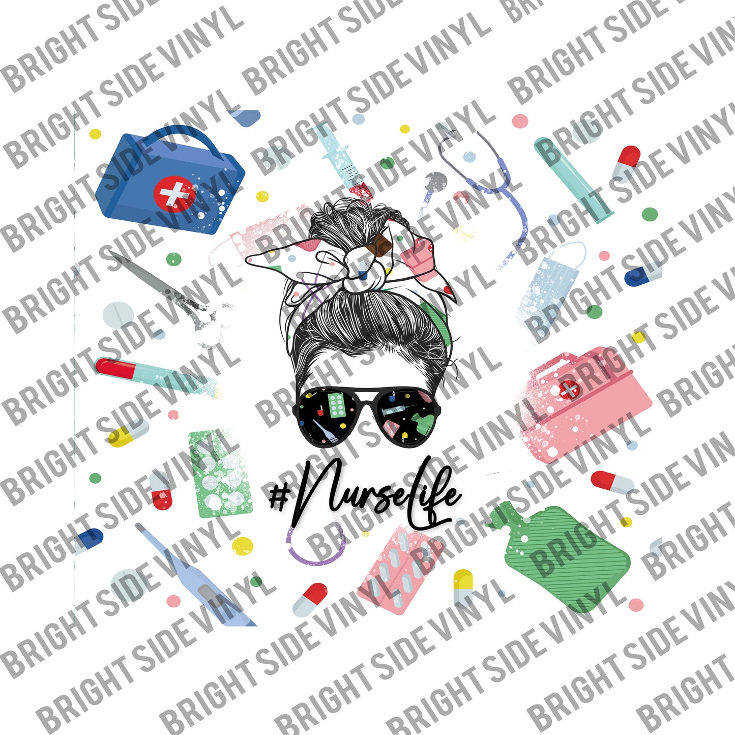 #NurseLife Tumbler Wrap