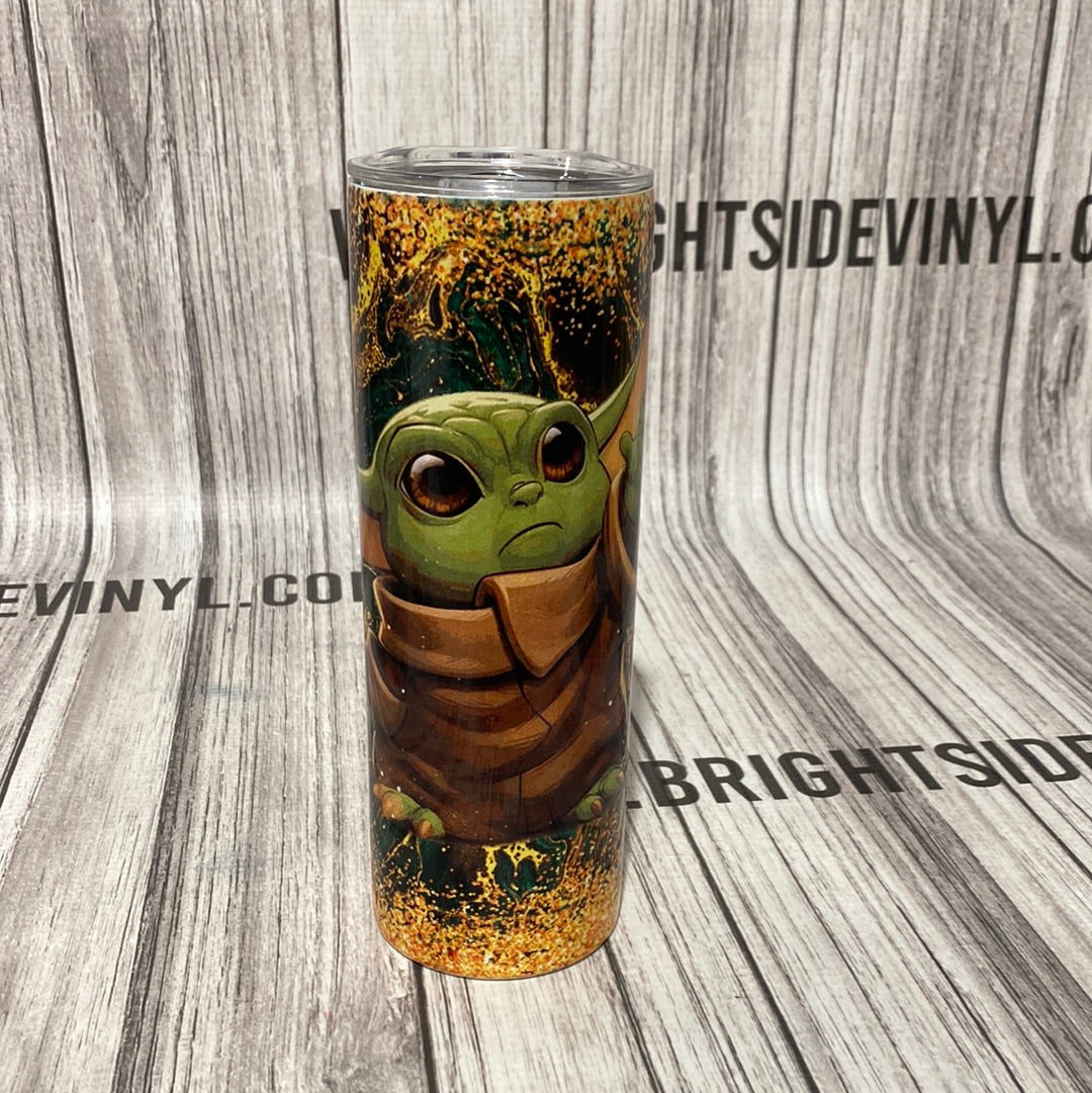 Baby Yoda  Sublimation Tumbler
