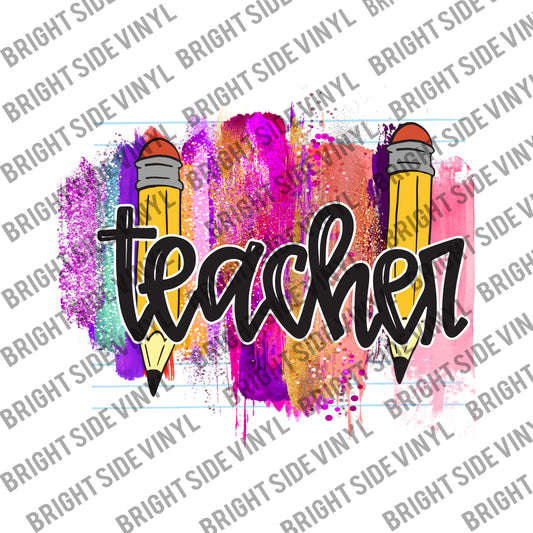 Teacher Sparkles (Sublimation Transfer)