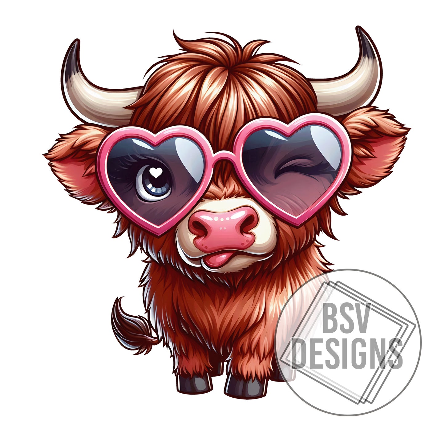 Sunglasses Highland Cow