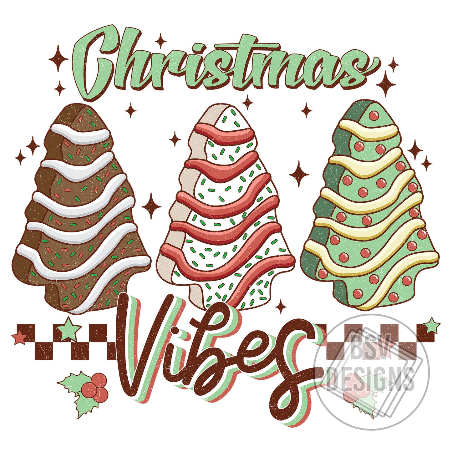 Christmas Vibes Tree Cake Live Sale