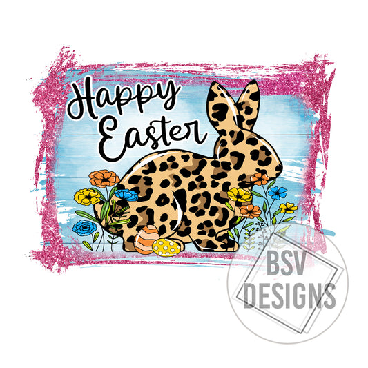 Happy Easter Bunny Leopard