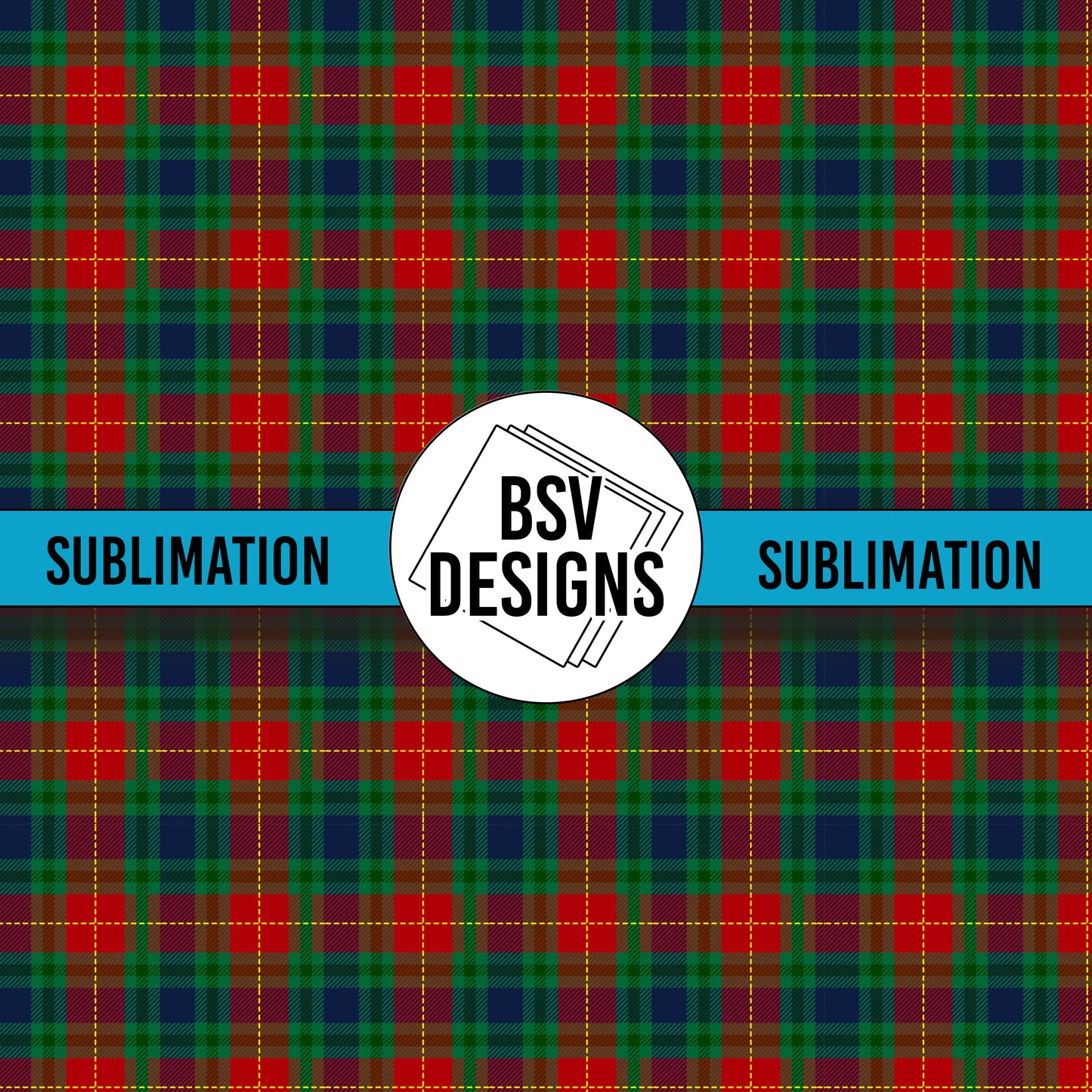 Xmas Plaid Sublimation Sheet