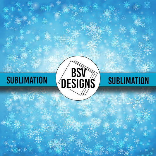 Snowflake Sublimation Sheet