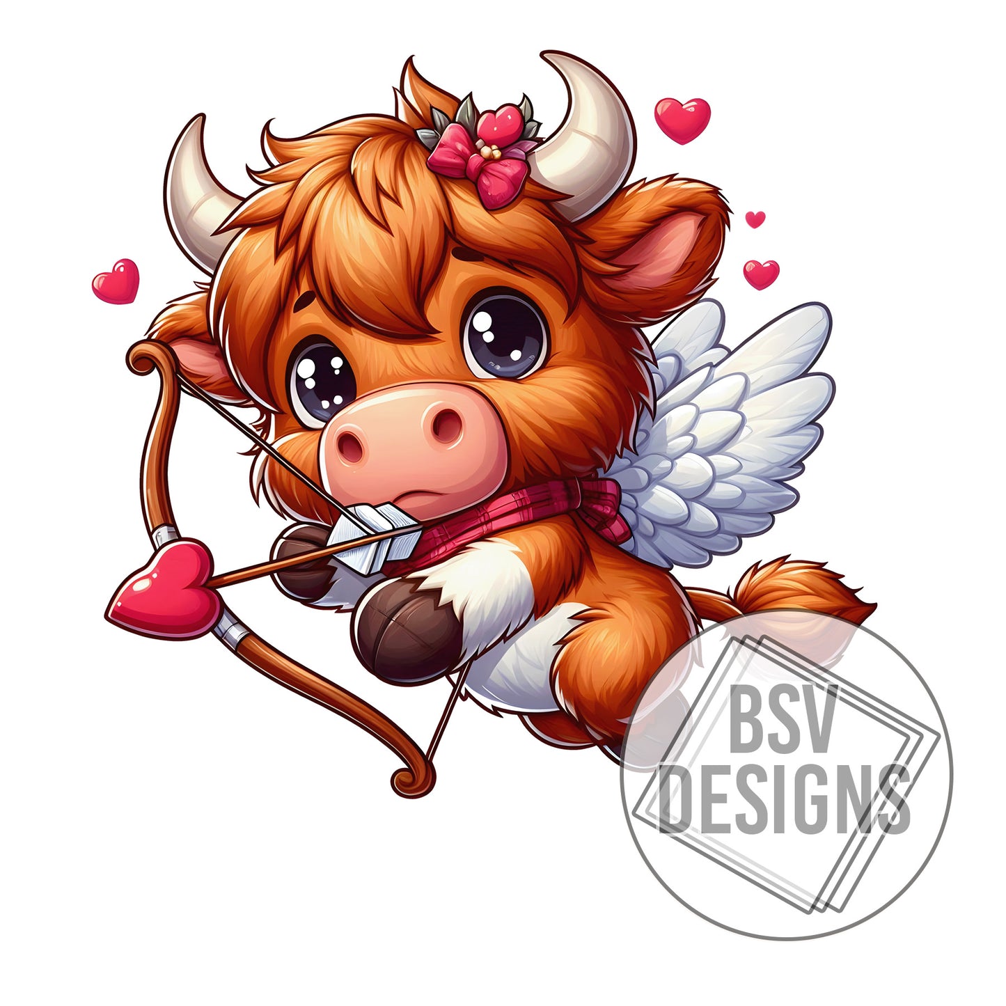 Cupid Highland Cow