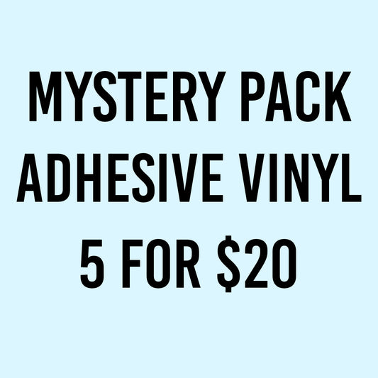 Adhesive Vinyl Mystery Pack