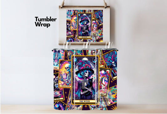 The Witch Tarot Card Tumbler Wrap