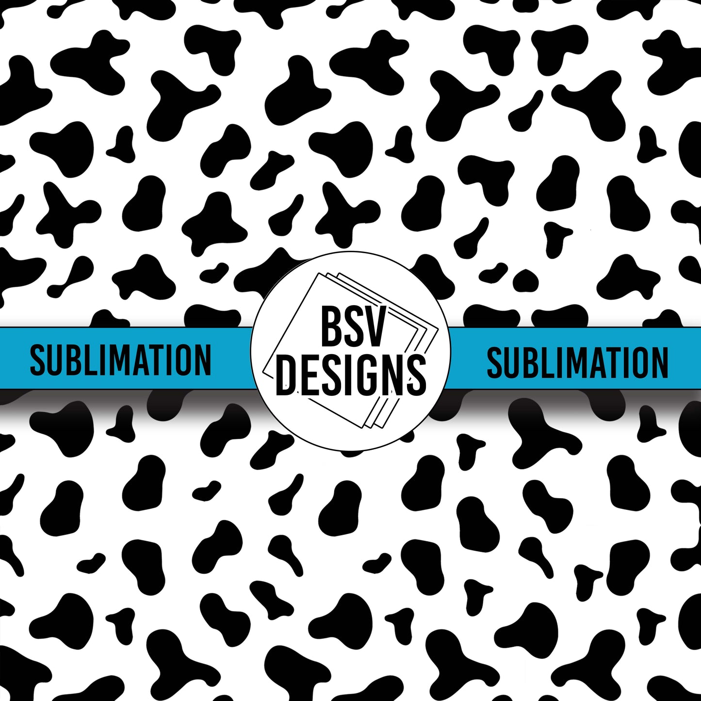 Cow Spots Sublimation Sheet