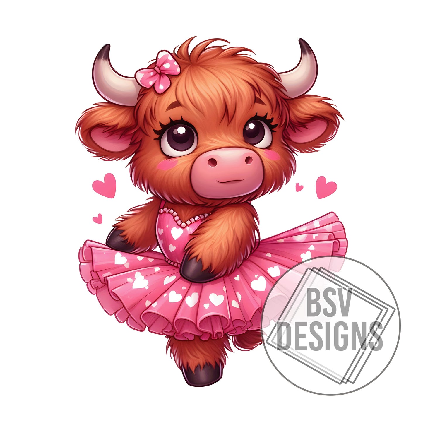 Ballerina Highland Cow