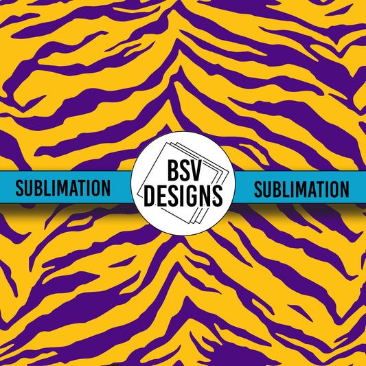 LSU Tiger Sublimation Sheet