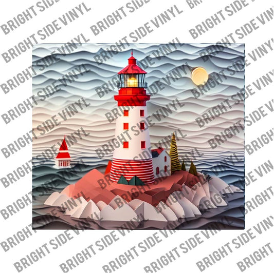 3D Lighthouse Tumbler Wrap 4