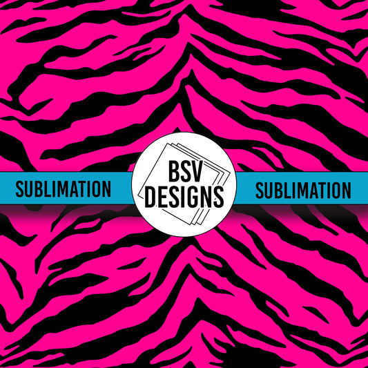 Magenta Tiger Sublimation Sheet