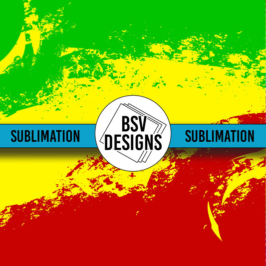 Rasta Distresed Sublimation Sheet