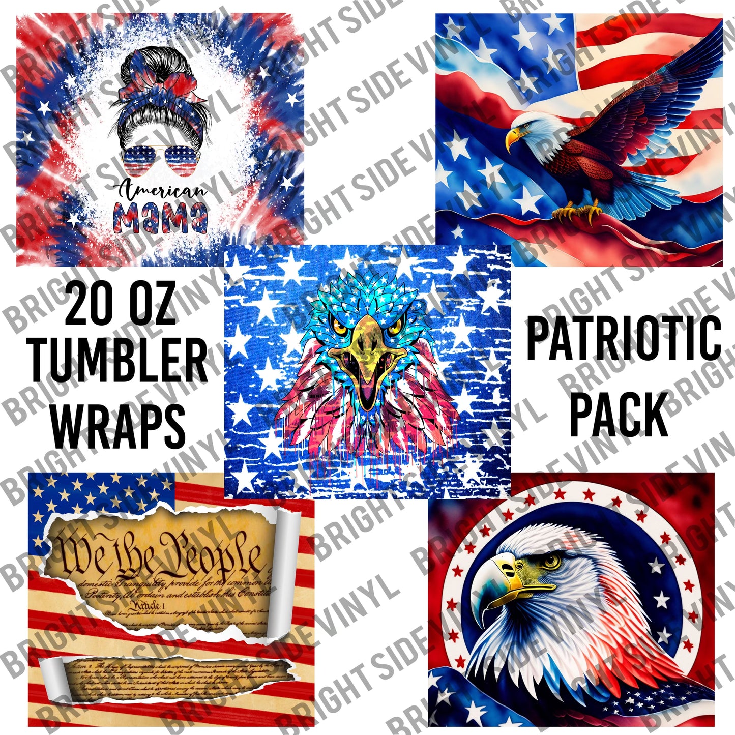 Patriotic Tumbler pack