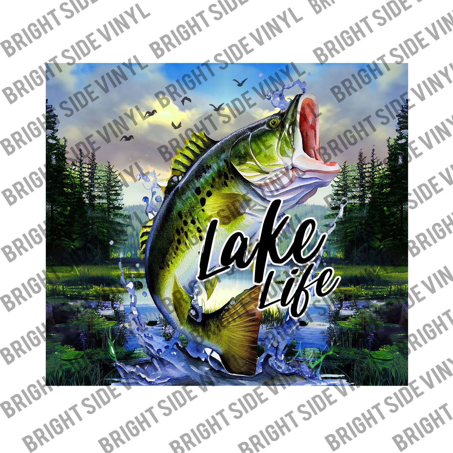 Lake Life Tumbler Wrap