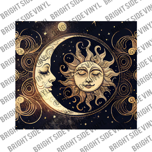 Sun and Moon Tumbler Wrap