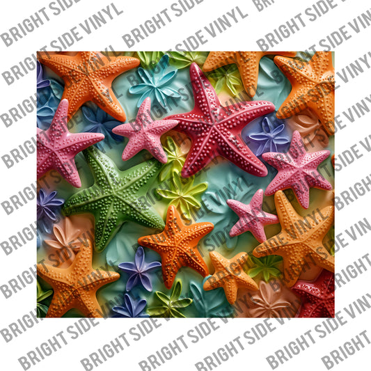 3D Starfish Tumbler Wrap