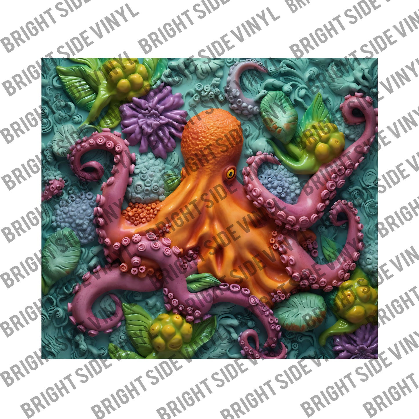 3D Octopus Tumbler Wrap